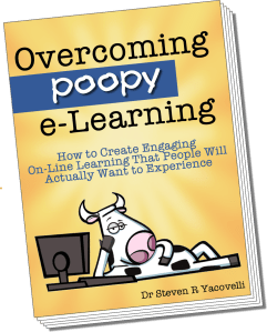 Book Cover with Disinterested Cow at a Computer