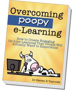 Book Cover with Bored Cow at a Computer on the front